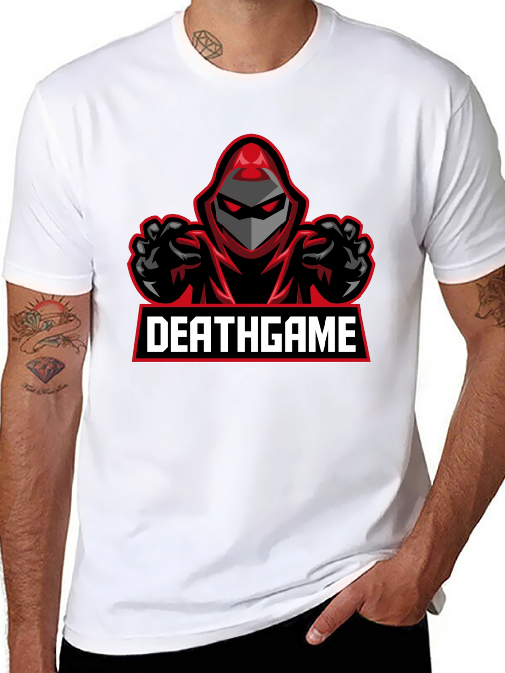 Deathgame Graphic T-Shirt - Gamer Style Tee