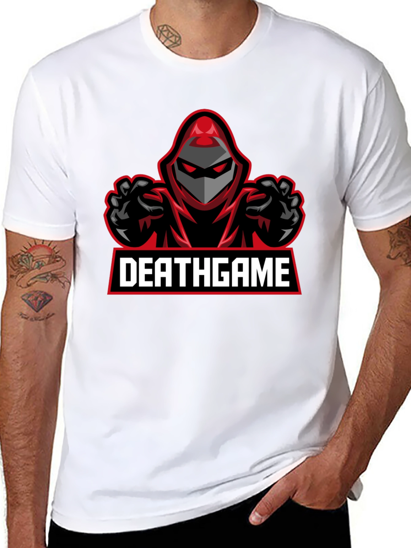 Deathgame Graphic T-Shirt - Gamer Style Tee