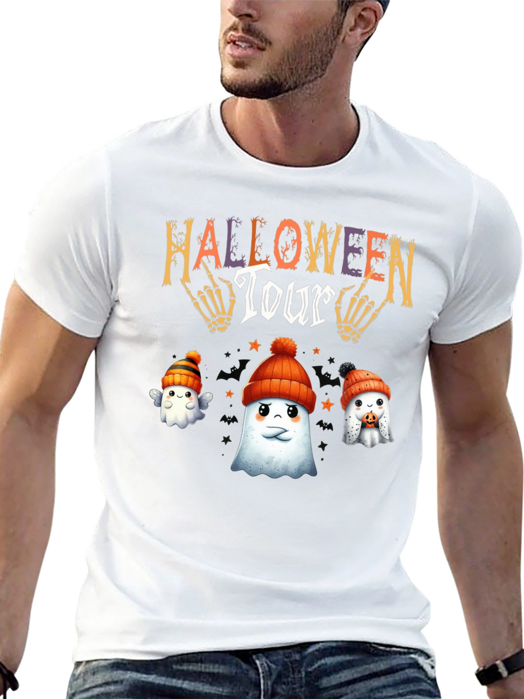 Halloween Tour Ghost T-Shirt