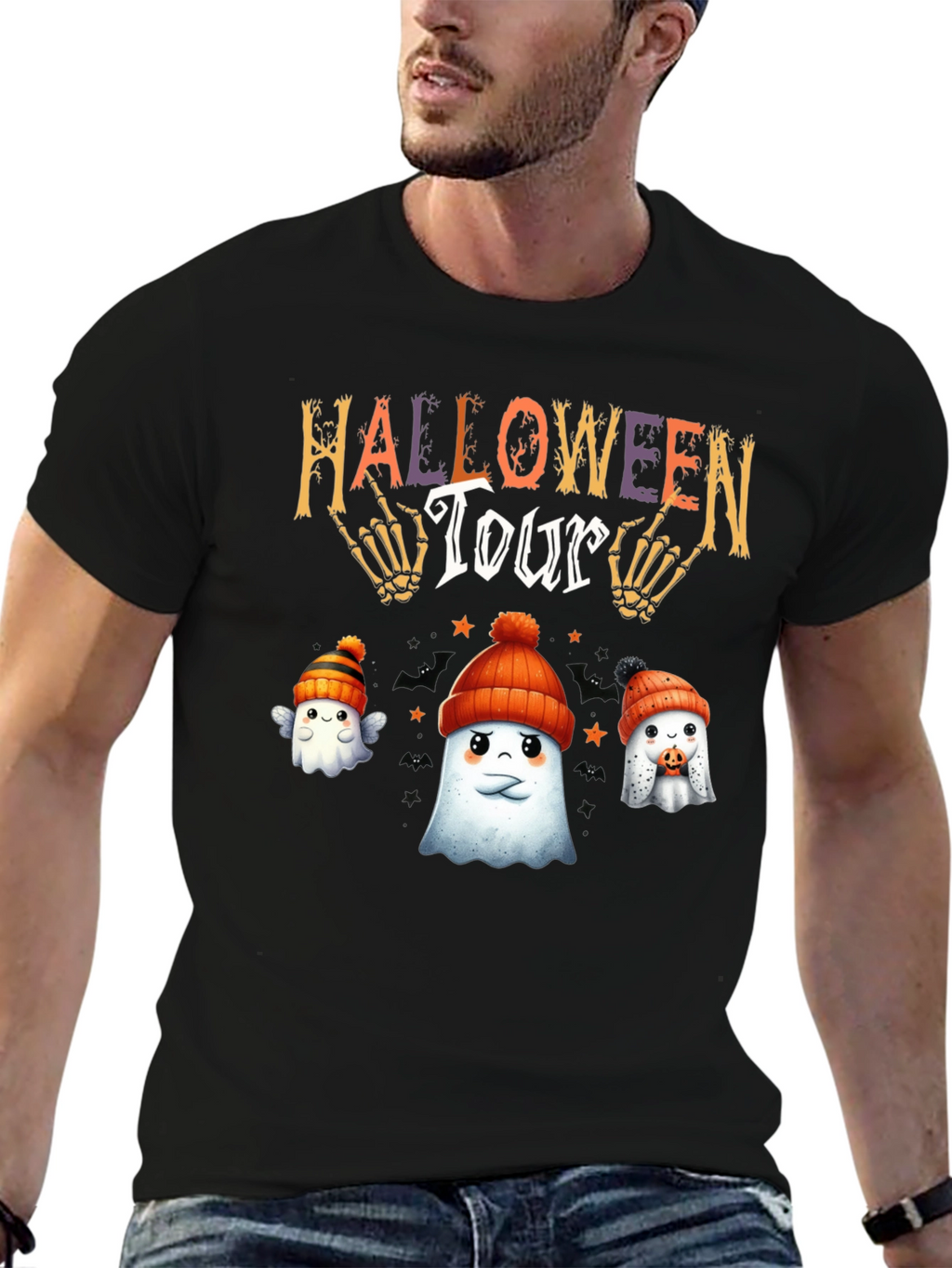Halloween Tour Ghost T-Shirt
