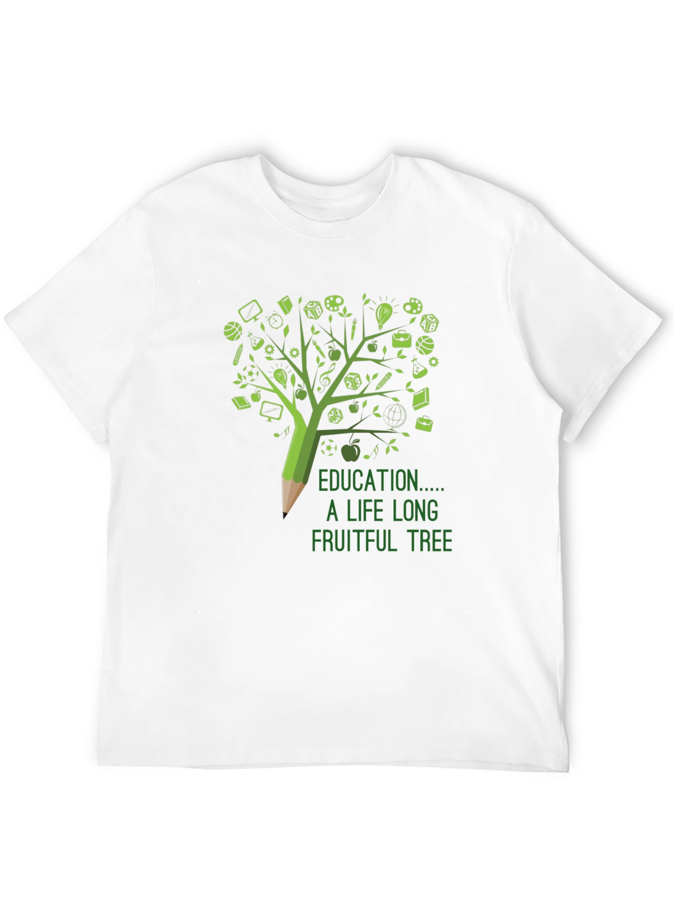 Education is a Lifelong Fruitful Tree T-Shirt