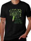 Education is a Lifelong Fruitful Tree T-Shirt