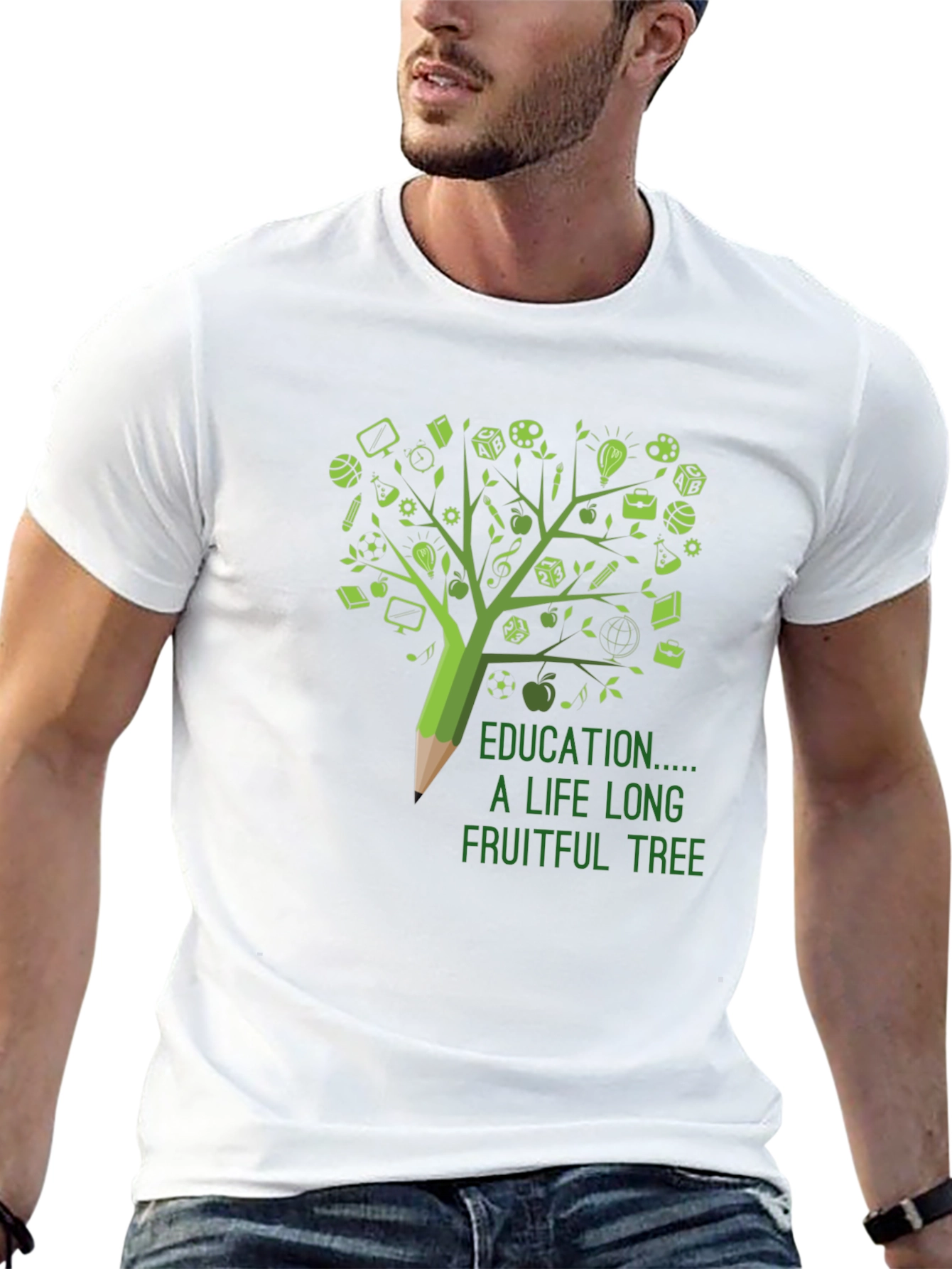 Education is a Lifelong Fruitful Tree T-Shirt