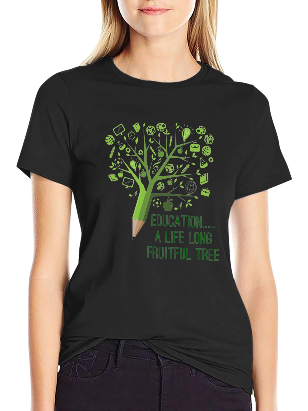 Education is a Lifelong Fruitful Tree T-Shirt