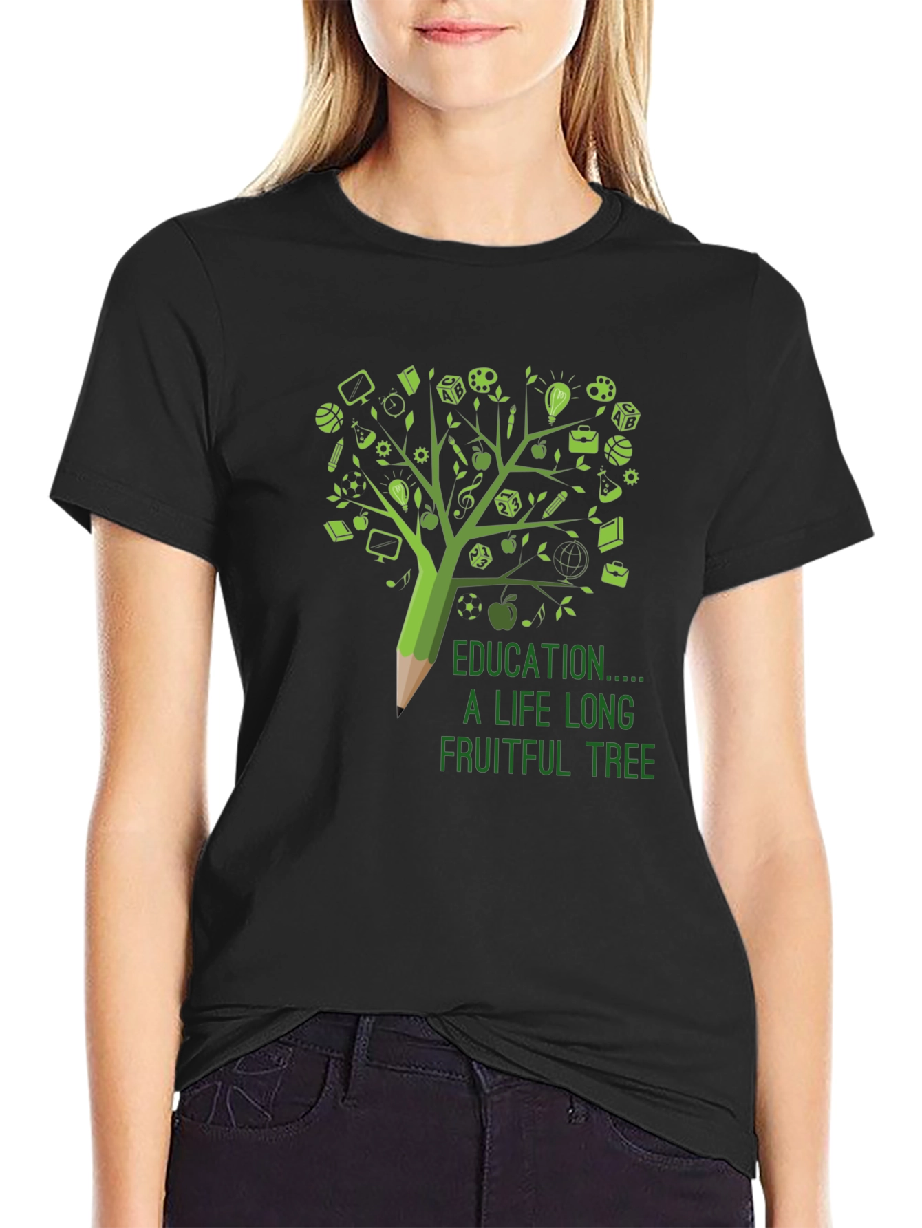 Education is a Lifelong Fruitful Tree T-Shirt