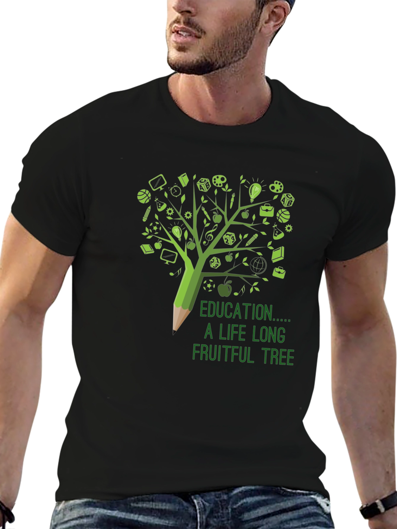 Education is a Lifelong Fruitful Tree T-Shirt