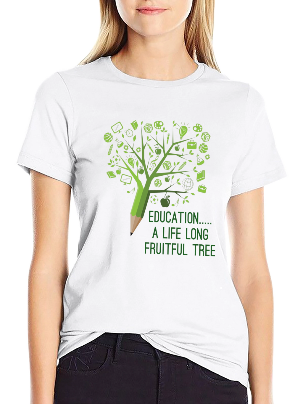 Education is a Lifelong Fruitful Tree T-Shirt