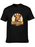 Always High Giraffe Black Graphic T-Shirt