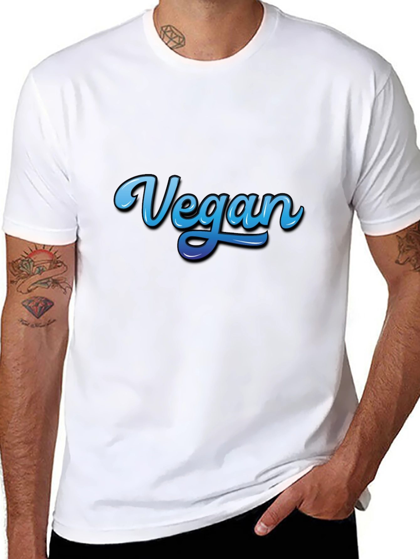 Vegan T-Shirt: Stylish & Comfortable Black Tee