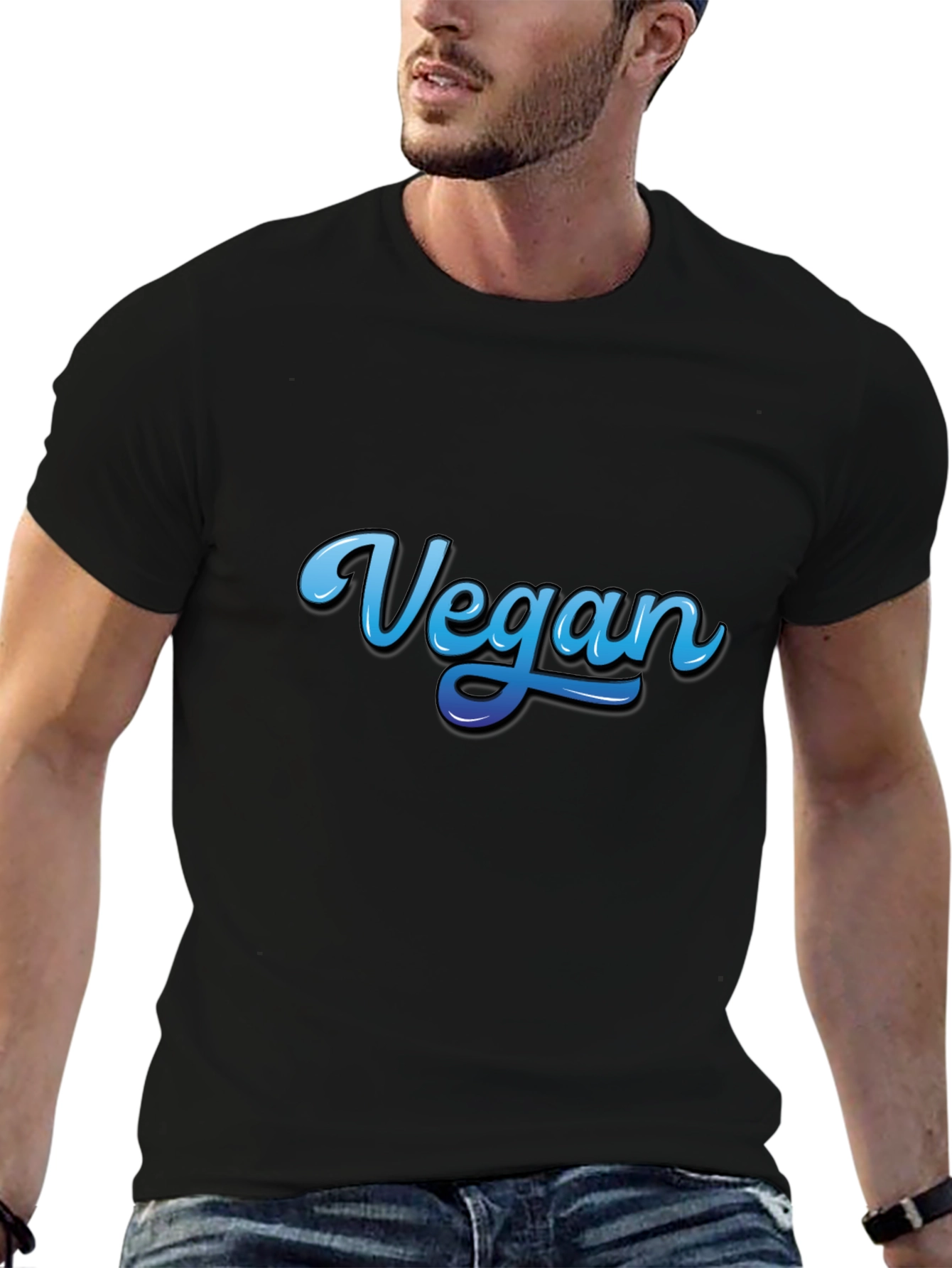 Vegan T-Shirt: Stylish & Comfortable Black Tee