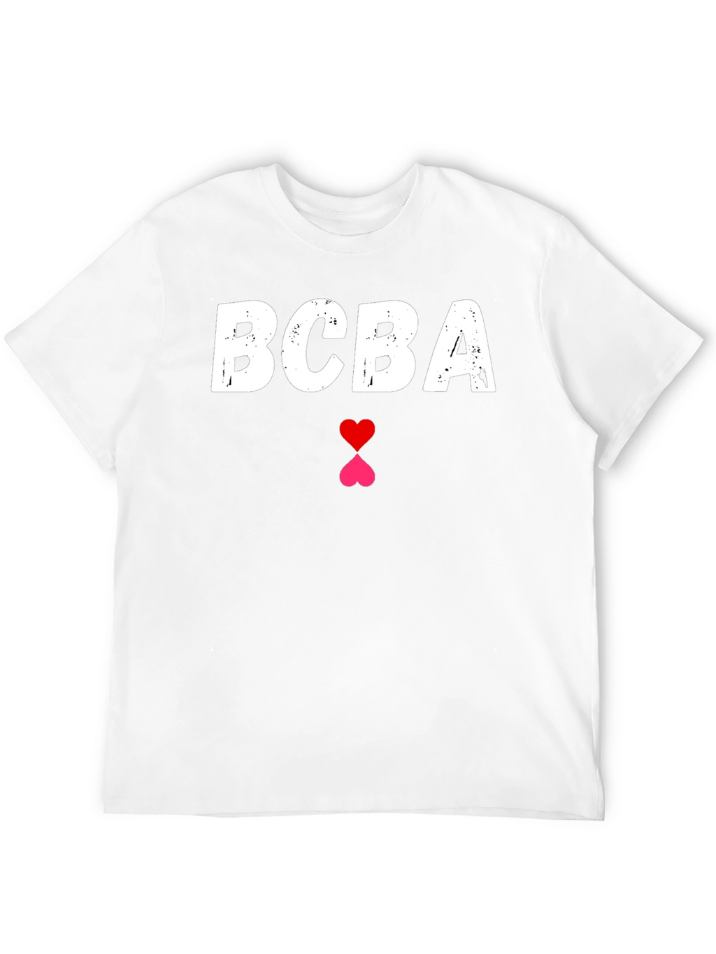 BCBA Heart Graphic T-Shirt - Casual Style