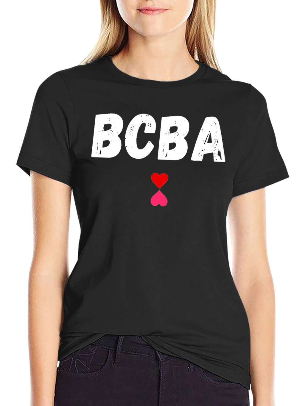 BCBA Heart Graphic T-Shirt - Casual Style