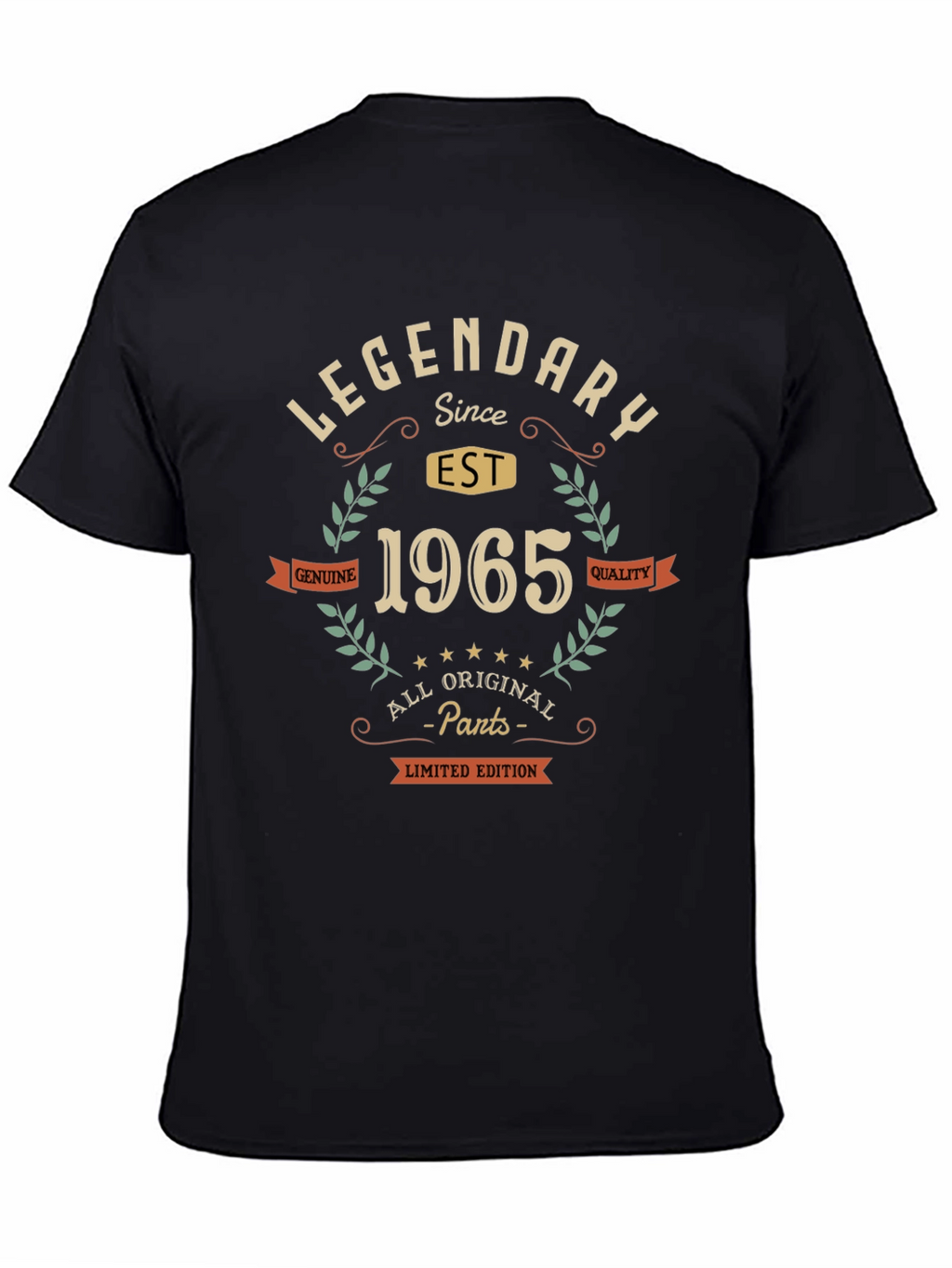 Legendary Since 1965 Black T-Shirt