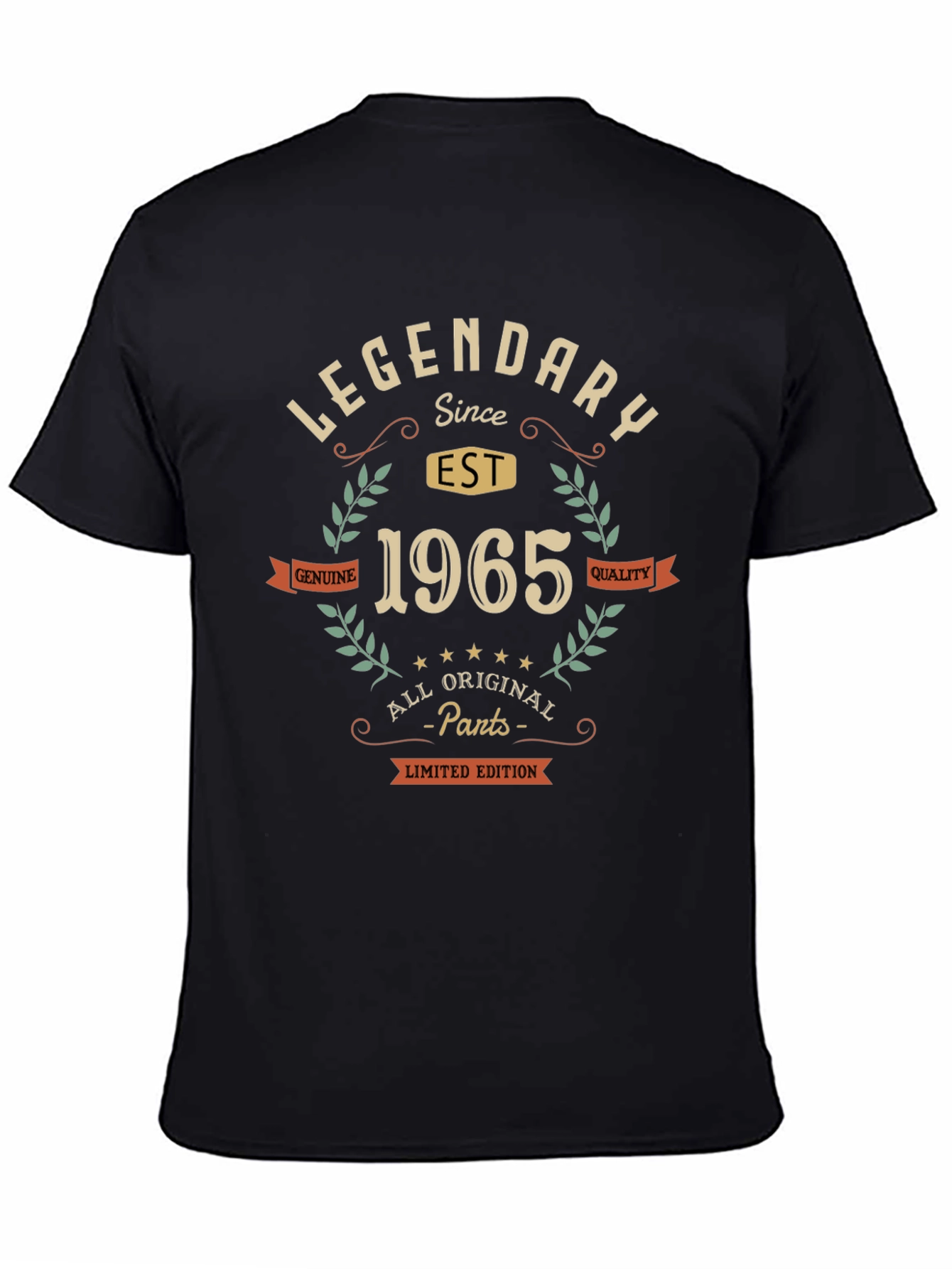 Legendary Since 1965 Black T-Shirt
