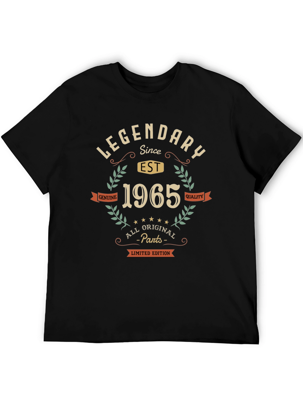 Legendary Since 1965 Black T-Shirt