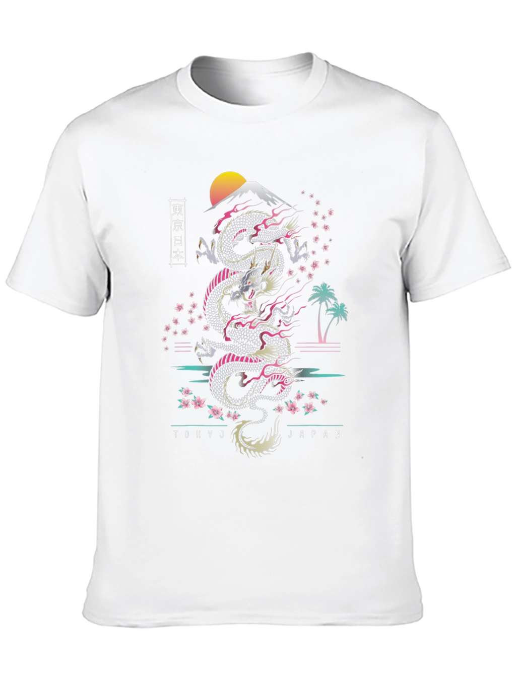 Tokyo Japan Dragon Graphic Tee