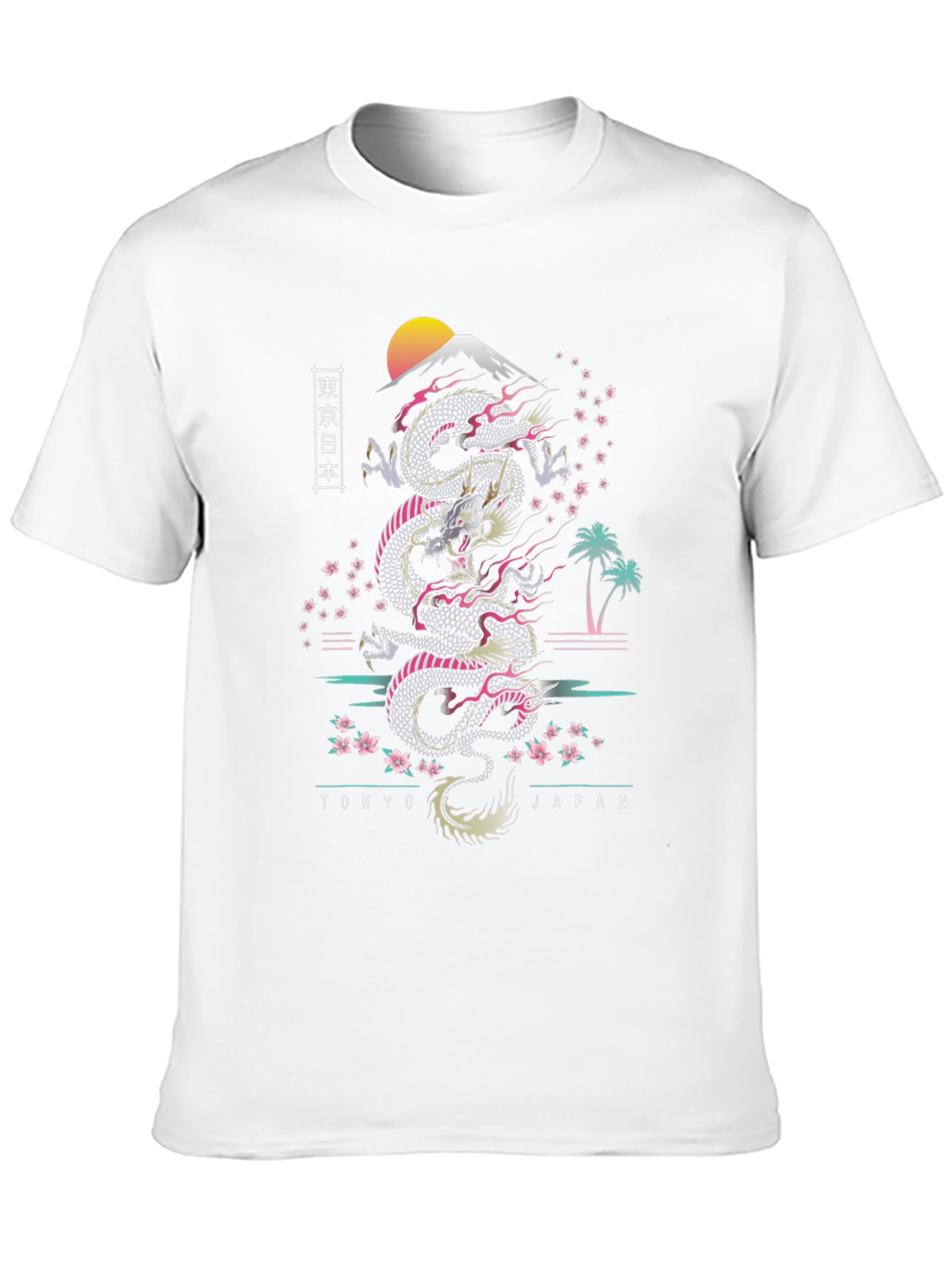 Tokyo Japan Dragon Graphic Tee