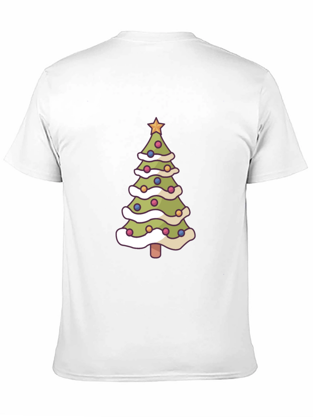 Festive Christmas Tree Graphic Tee