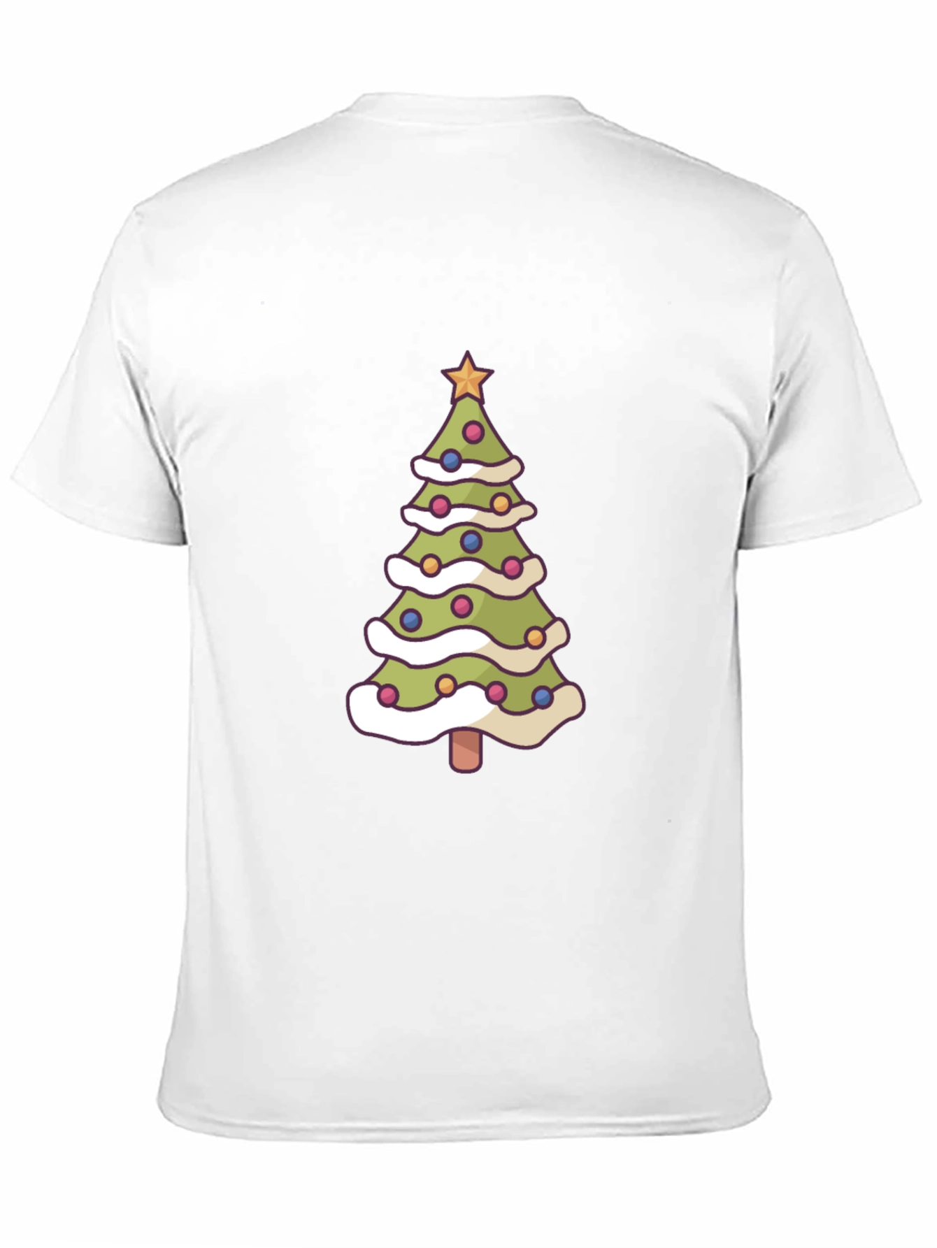 Festive Christmas Tree Graphic Tee
