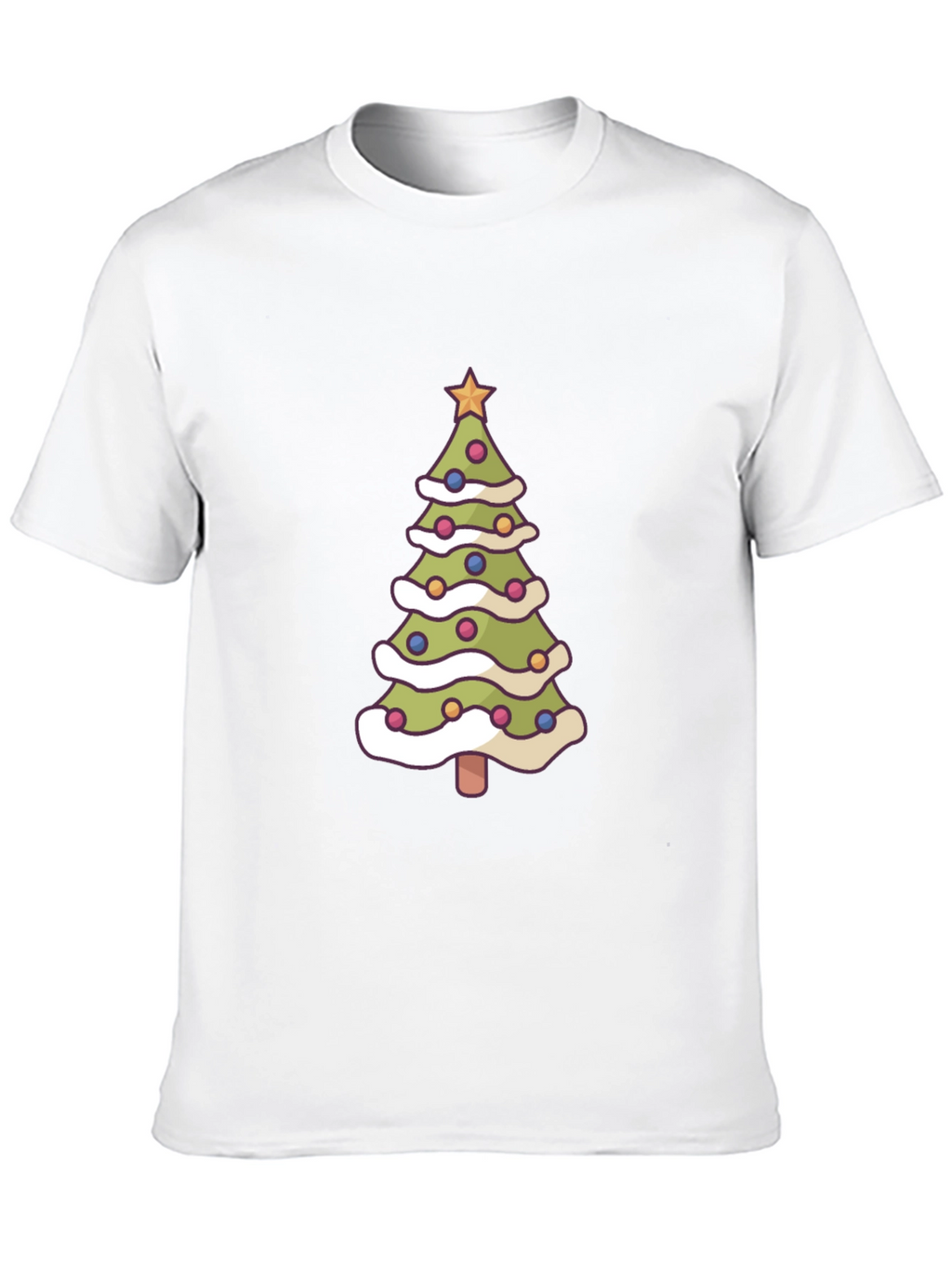 Festive Christmas Tree Graphic Tee