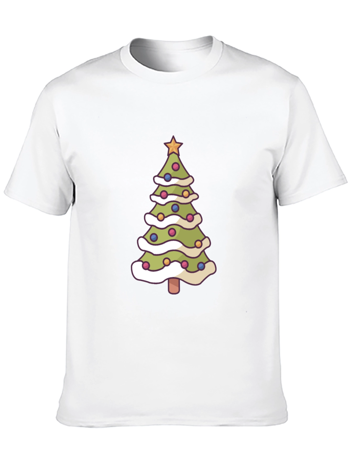 Festive Christmas Tree Graphic Tee