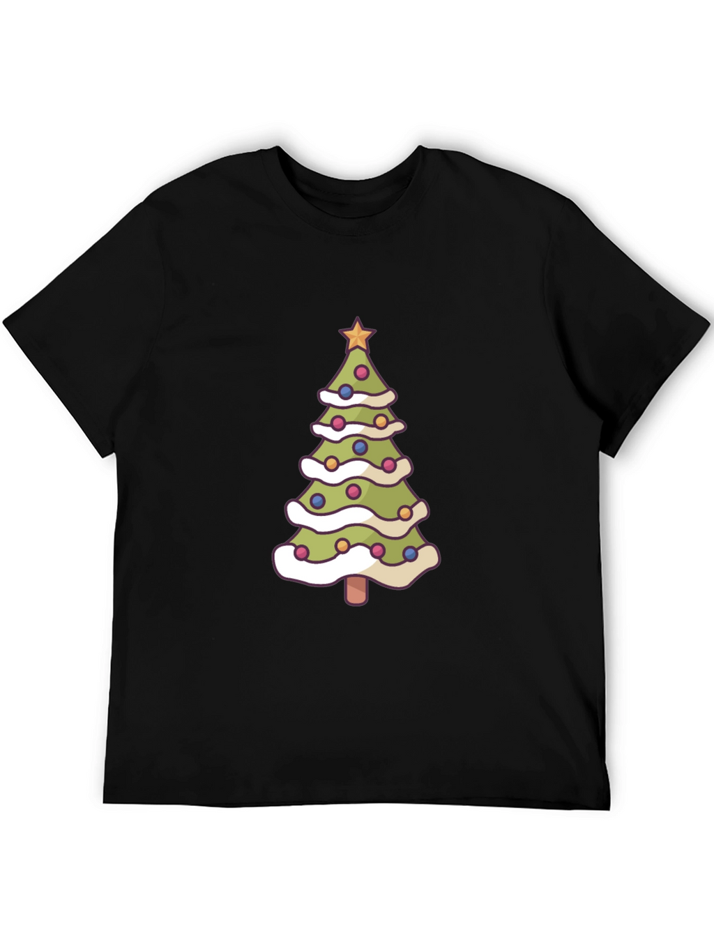 Festive Christmas Tree Graphic Tee