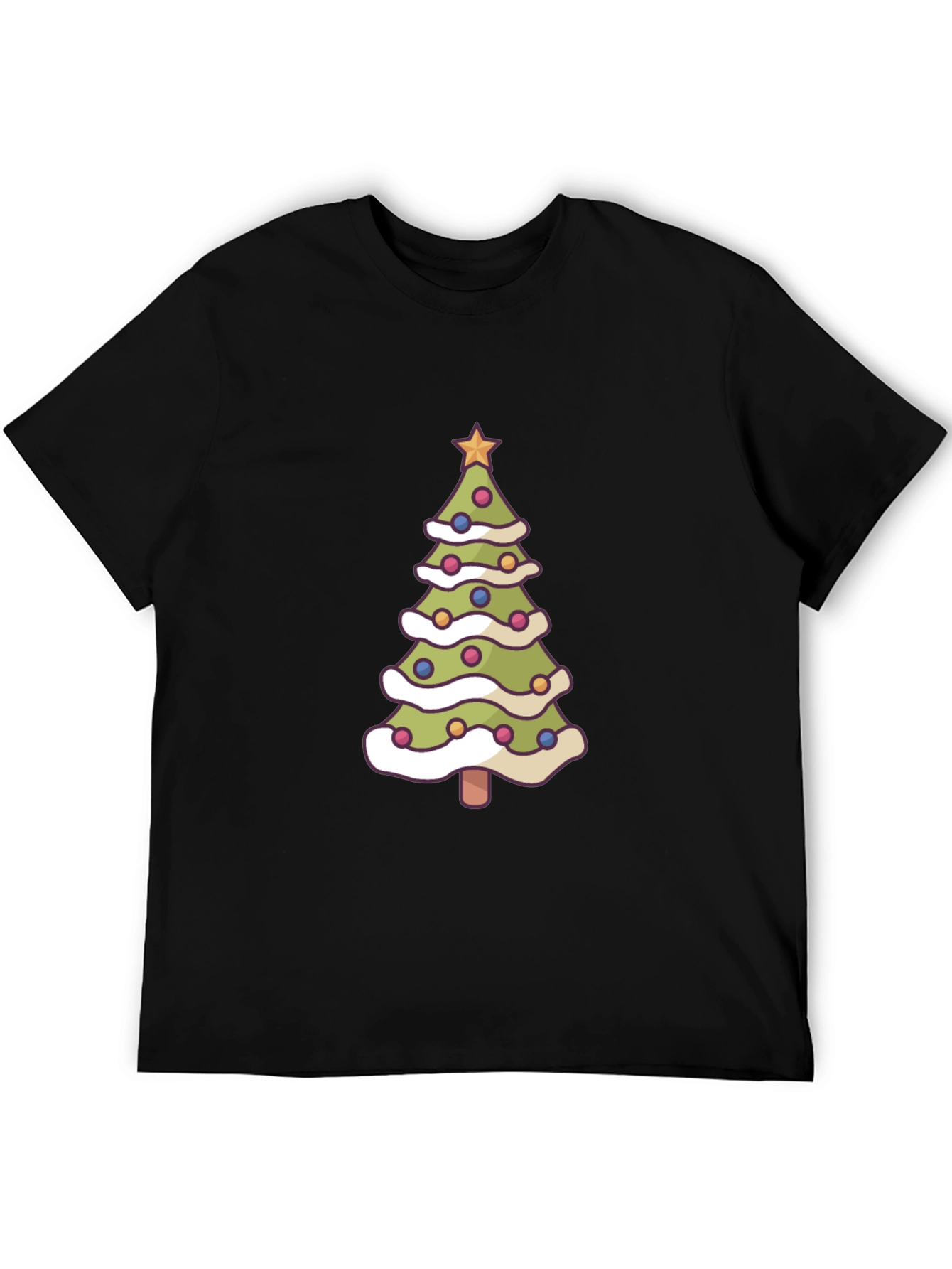 Festive Christmas Tree Graphic Tee