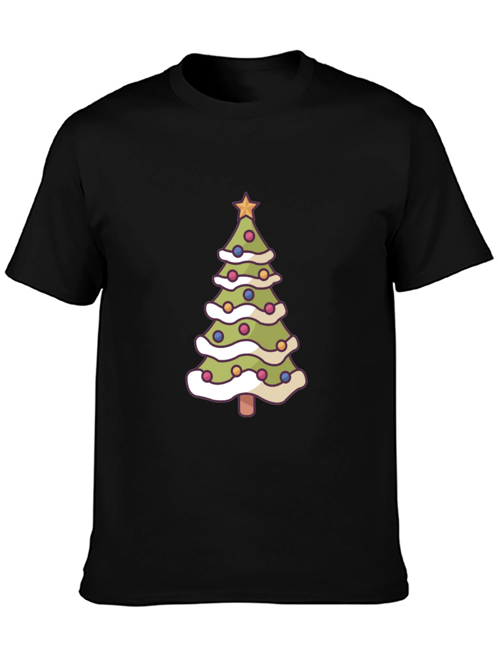 Festive Christmas Tree Graphic Tee
