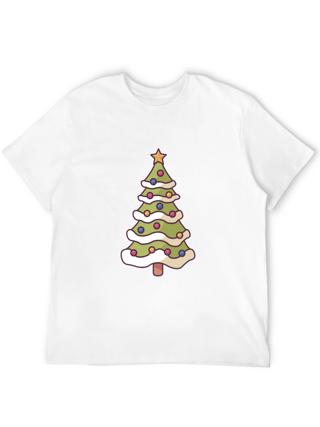 Festive Christmas Tree Graphic Tee
