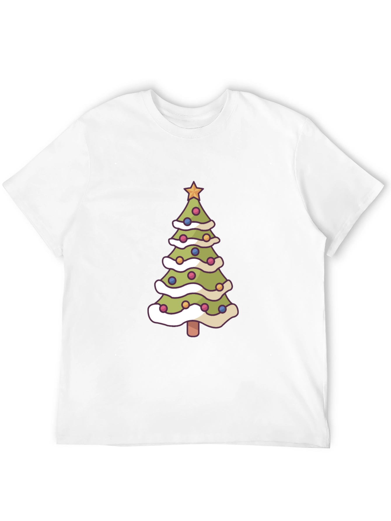 Festive Christmas Tree Graphic Tee