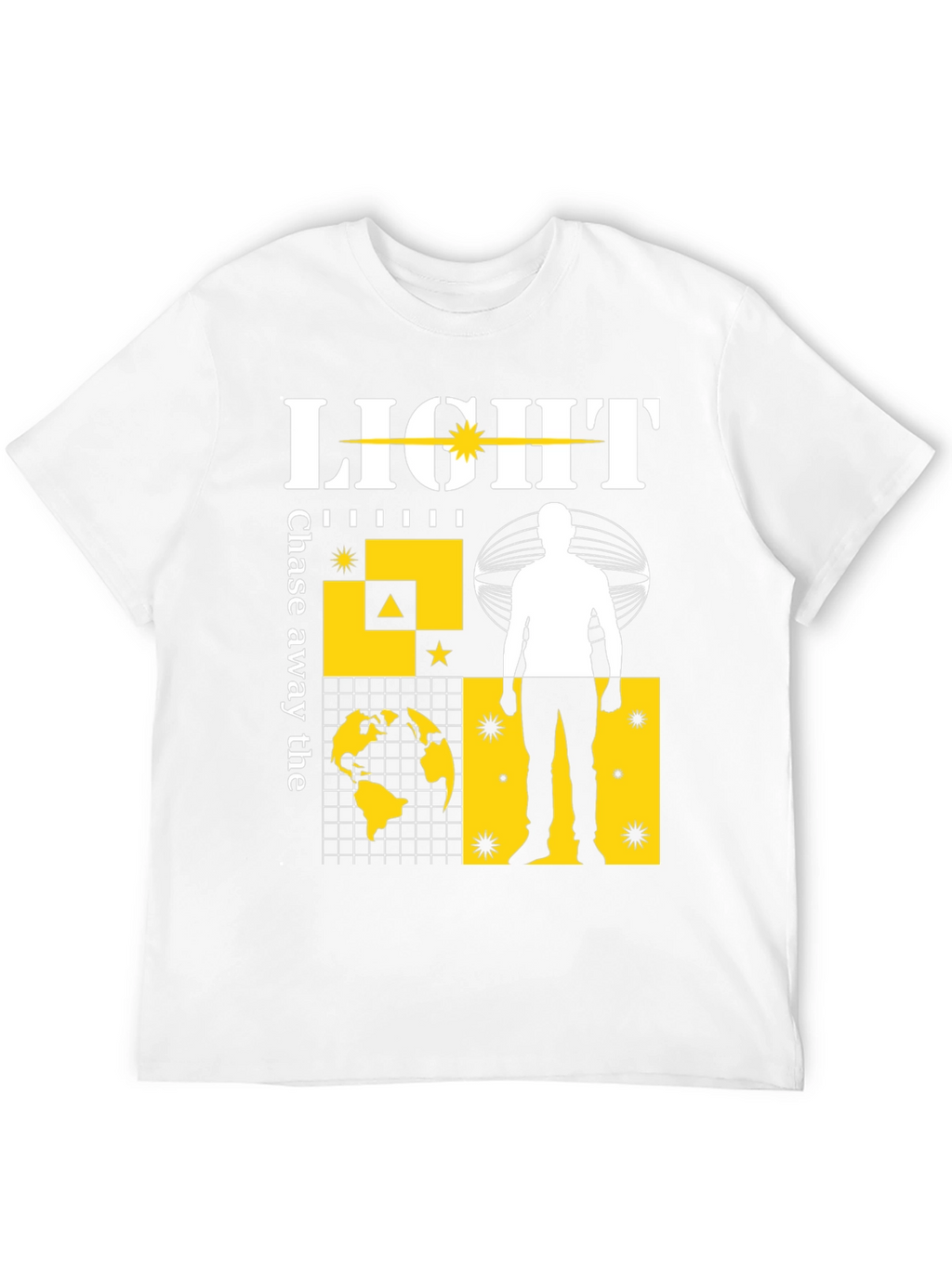 Light Chase Away Graphic Print Tee