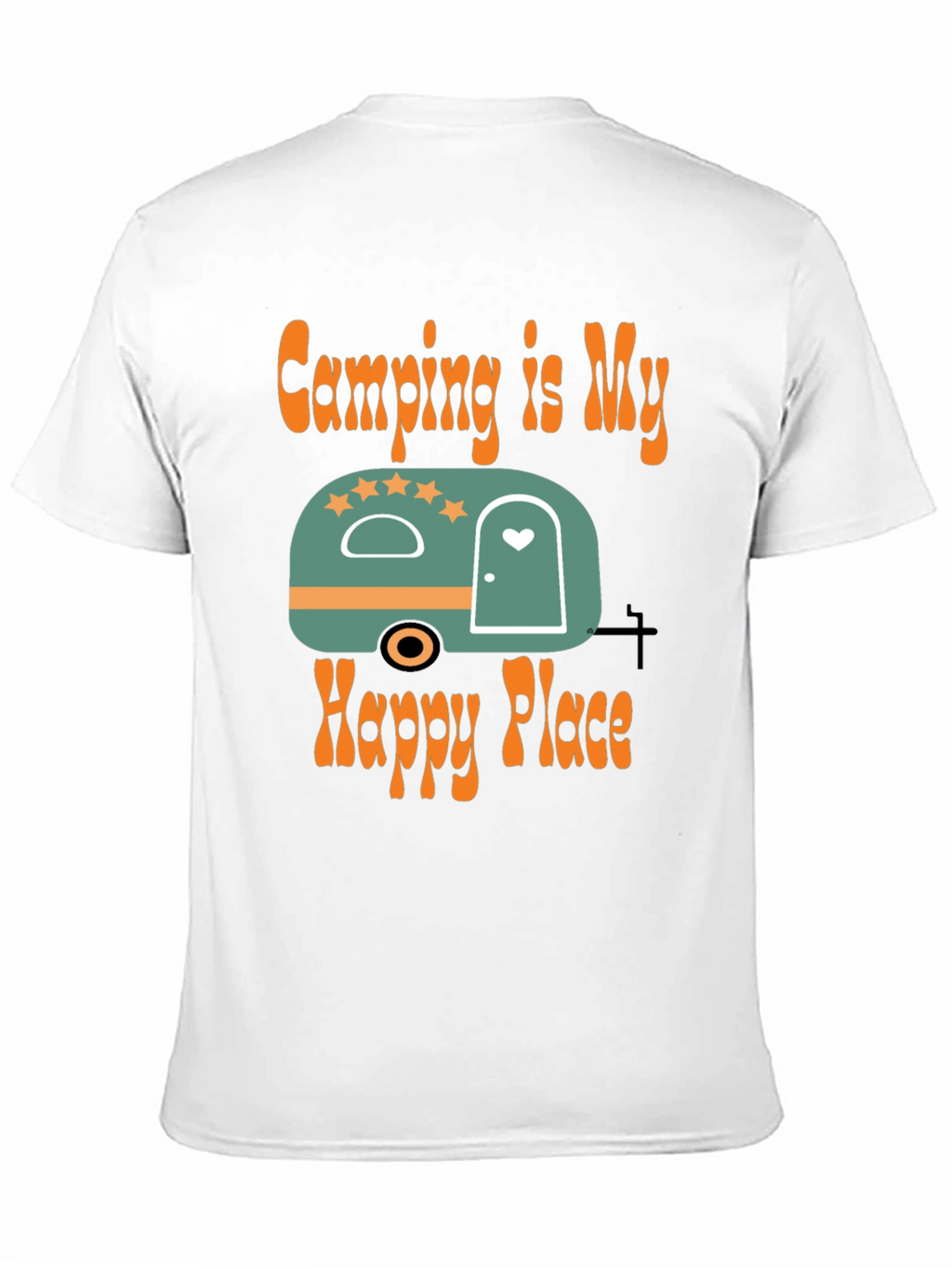 Camping Is My Happy Place Graphic Tee