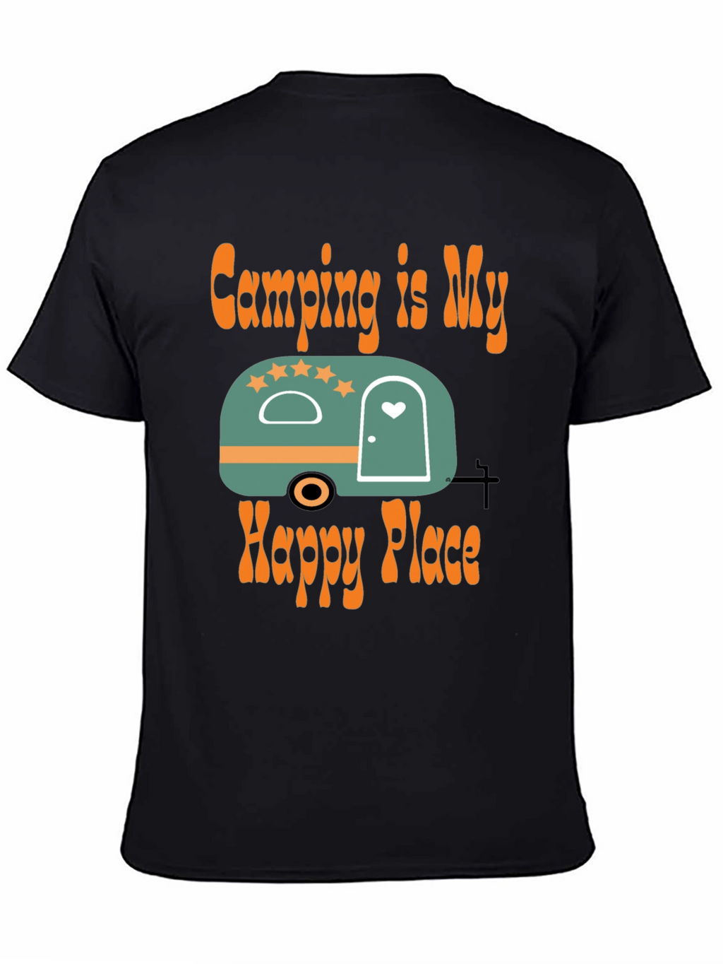 Camping Is My Happy Place Graphic Tee