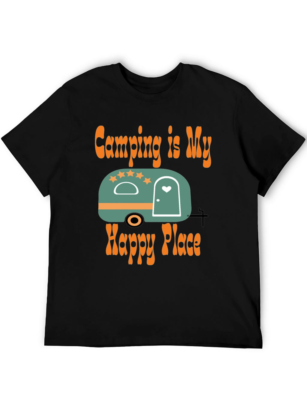 Camping Is My Happy Place Graphic Tee