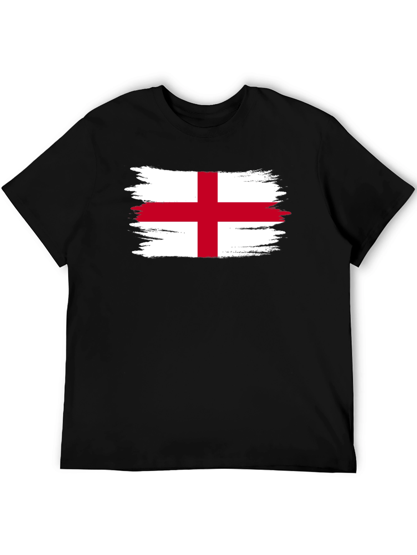 England Flag T-Shirt - Distressed Graphic Tee
