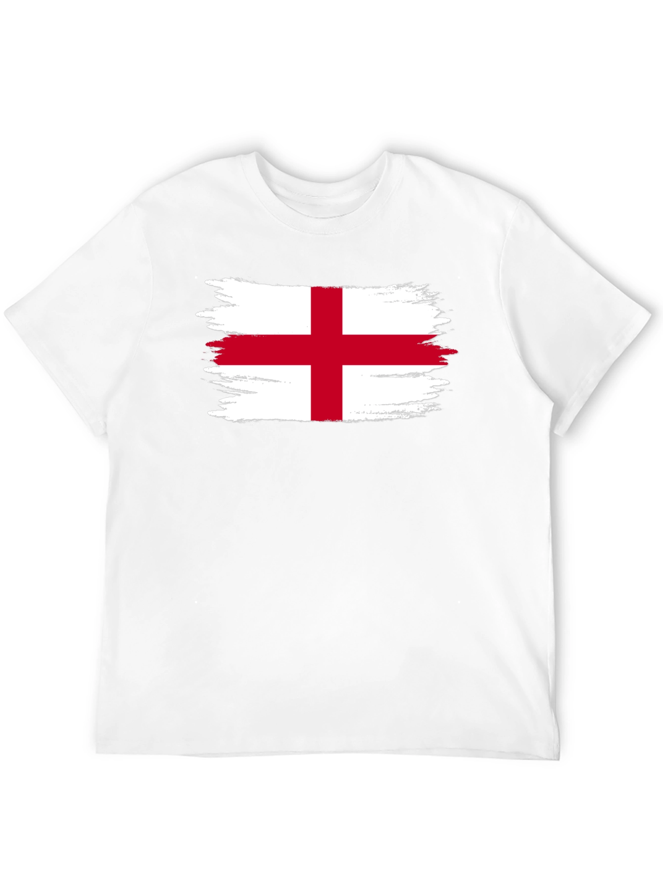 England Flag T-Shirt - Distressed Graphic Tee