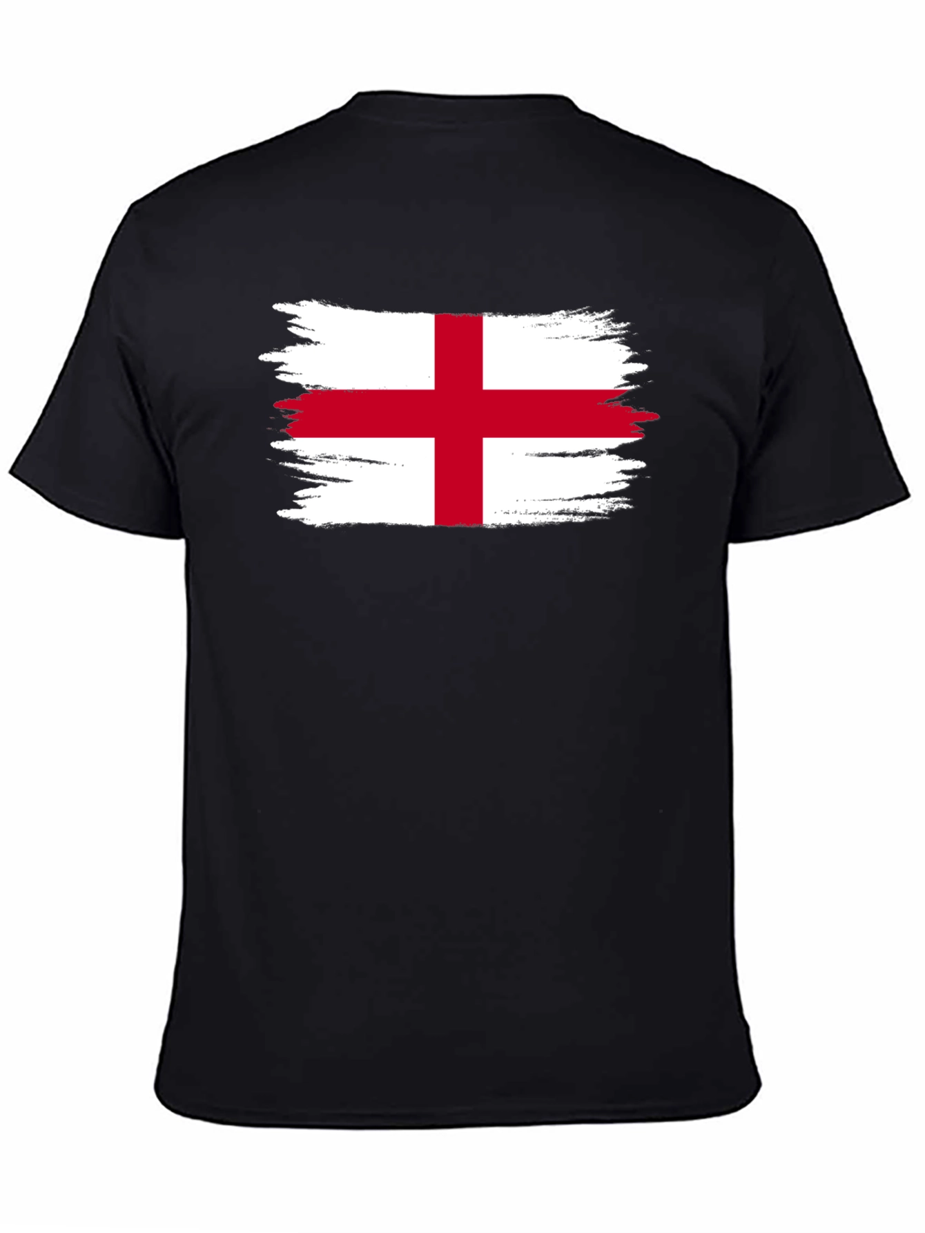 England Flag T-Shirt - Distressed Graphic Tee