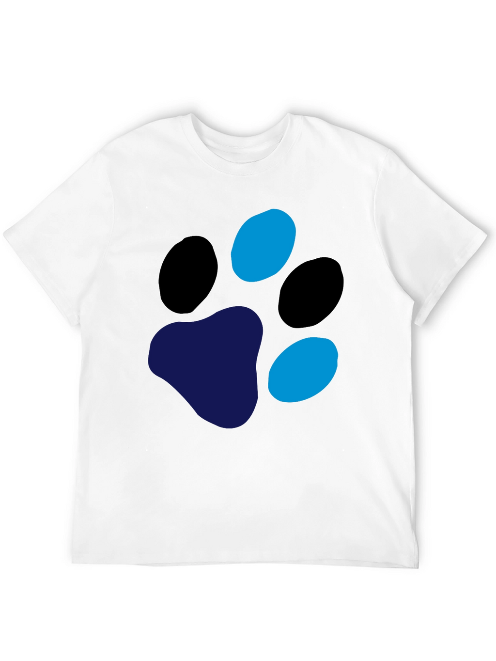 Funky Paw Print Graphic Tee