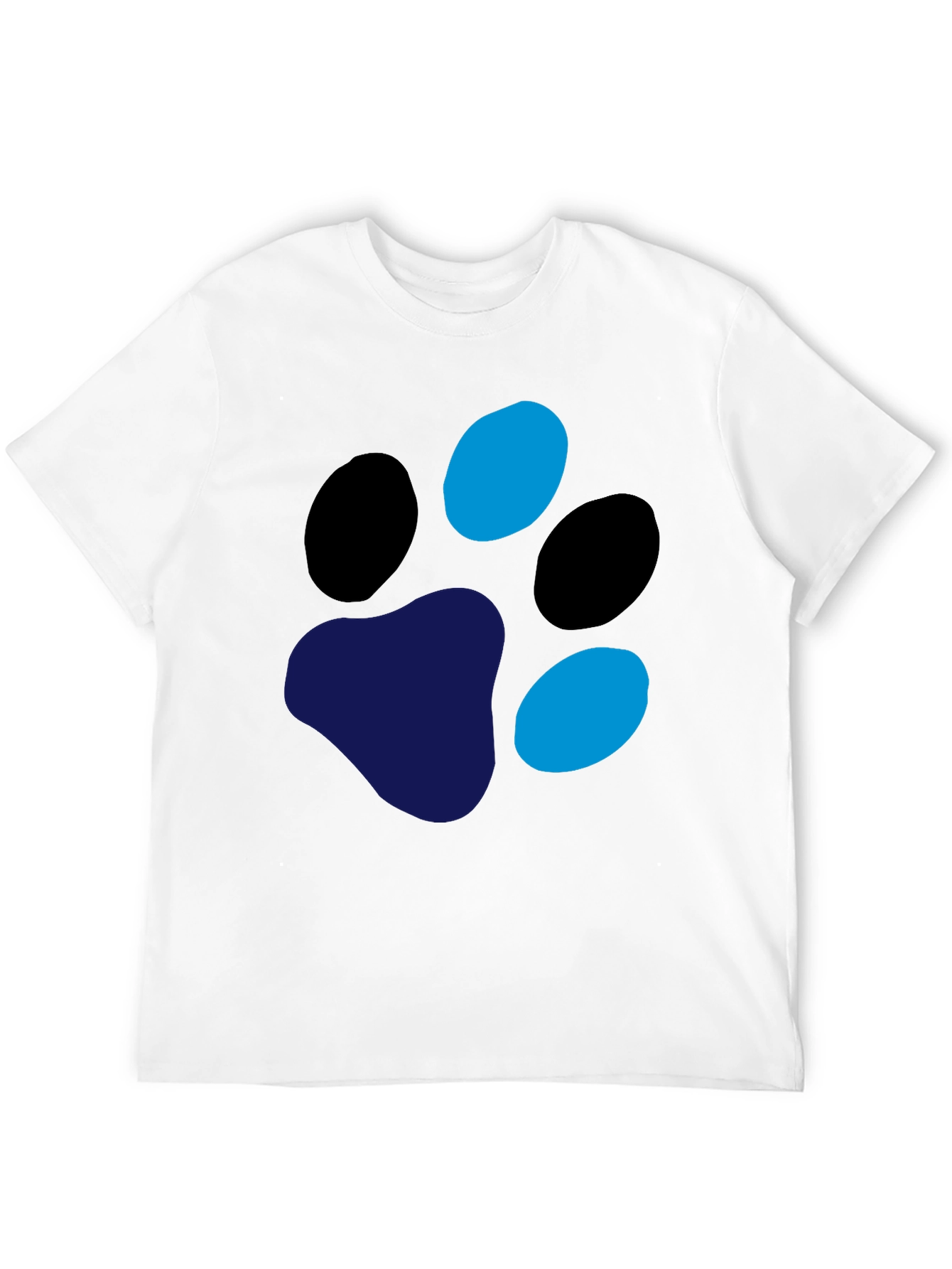 Funky Paw Print Graphic Tee