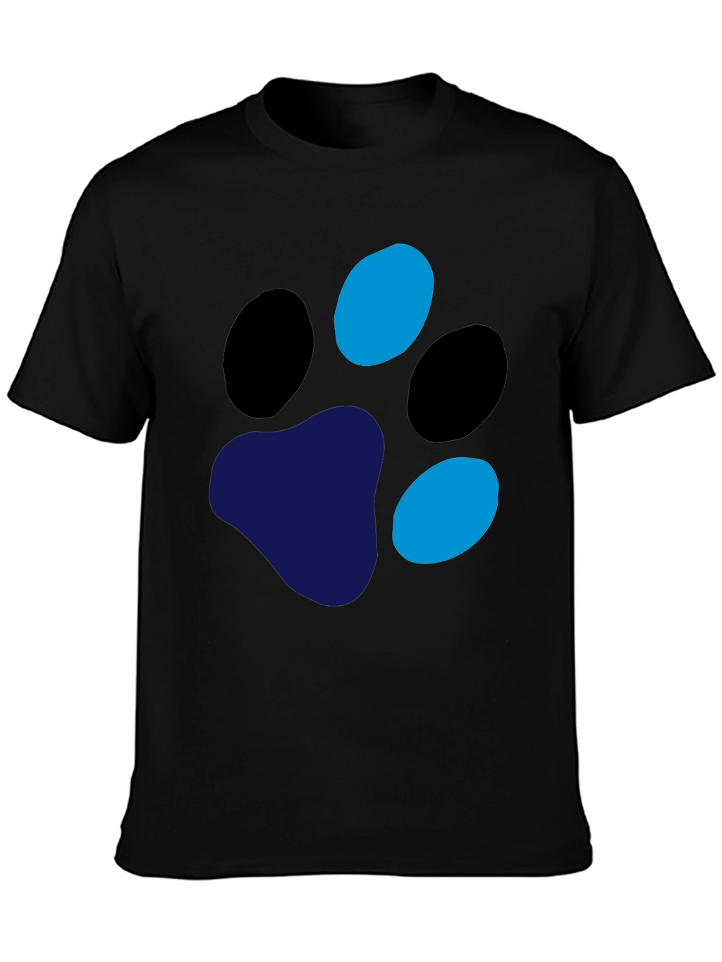 Funky Paw Print Graphic Tee