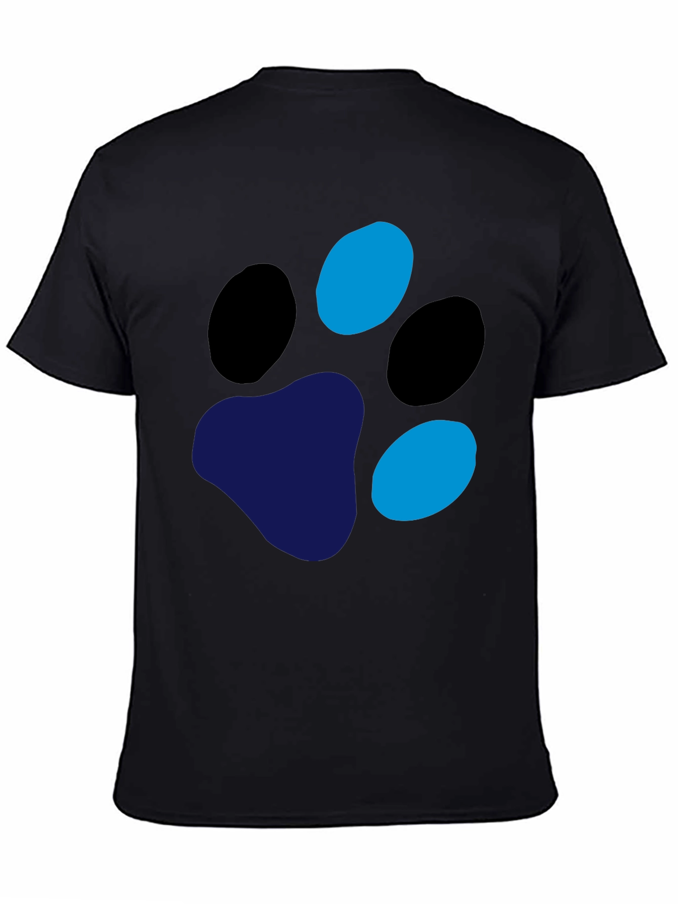 Funky Paw Print Graphic Tee