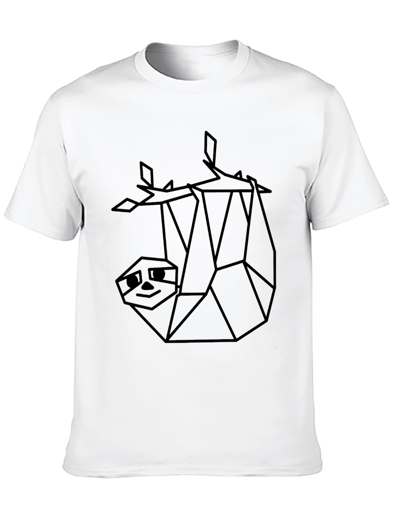 Geometric Sloth T-Shirt - Casual & Unique