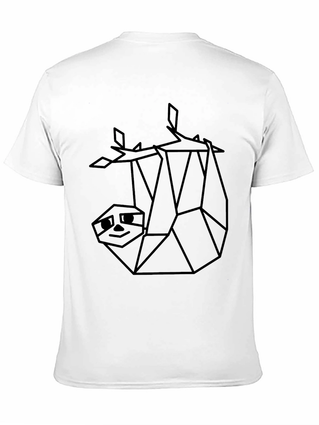 Geometric Sloth T-Shirt - Casual & Unique