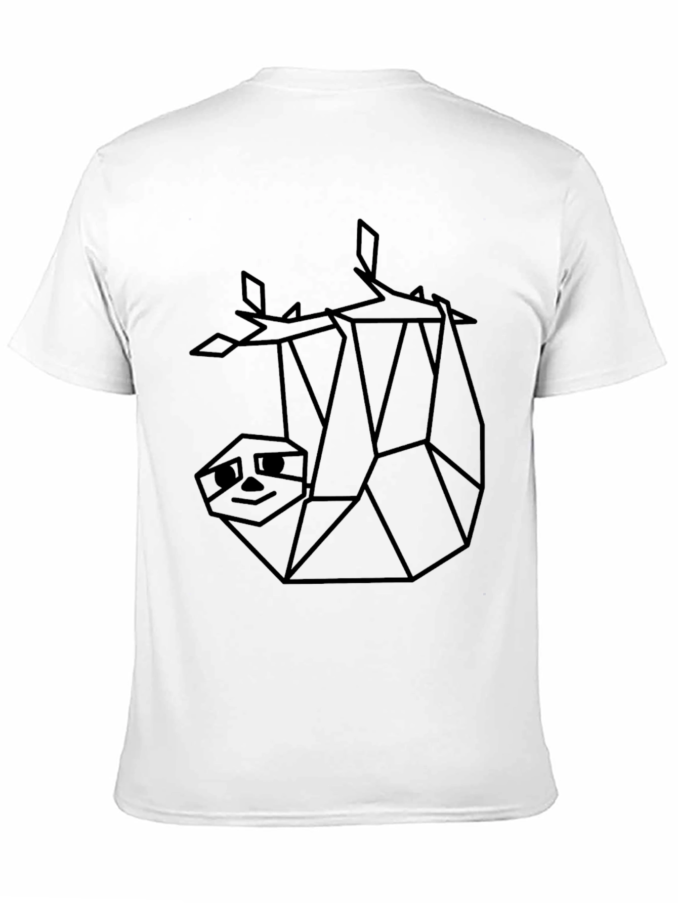 Geometric Sloth T-Shirt - Casual & Unique