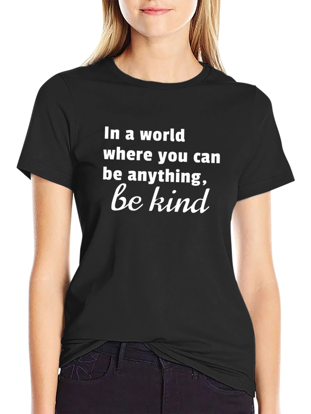 Be Kind Graphic Tee - Black T-Shirt