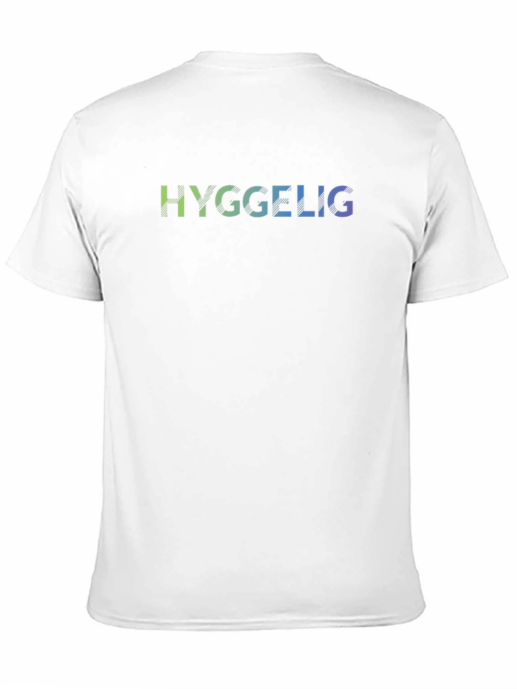 Hygge T-Shirt: Comfortable Black Tee with Gradient Text