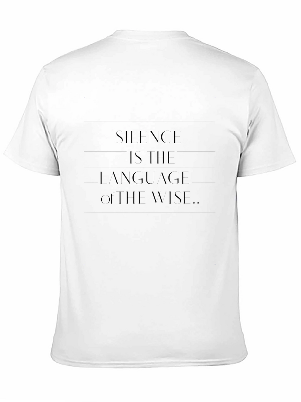 Silence Is The Language T-Shirt
