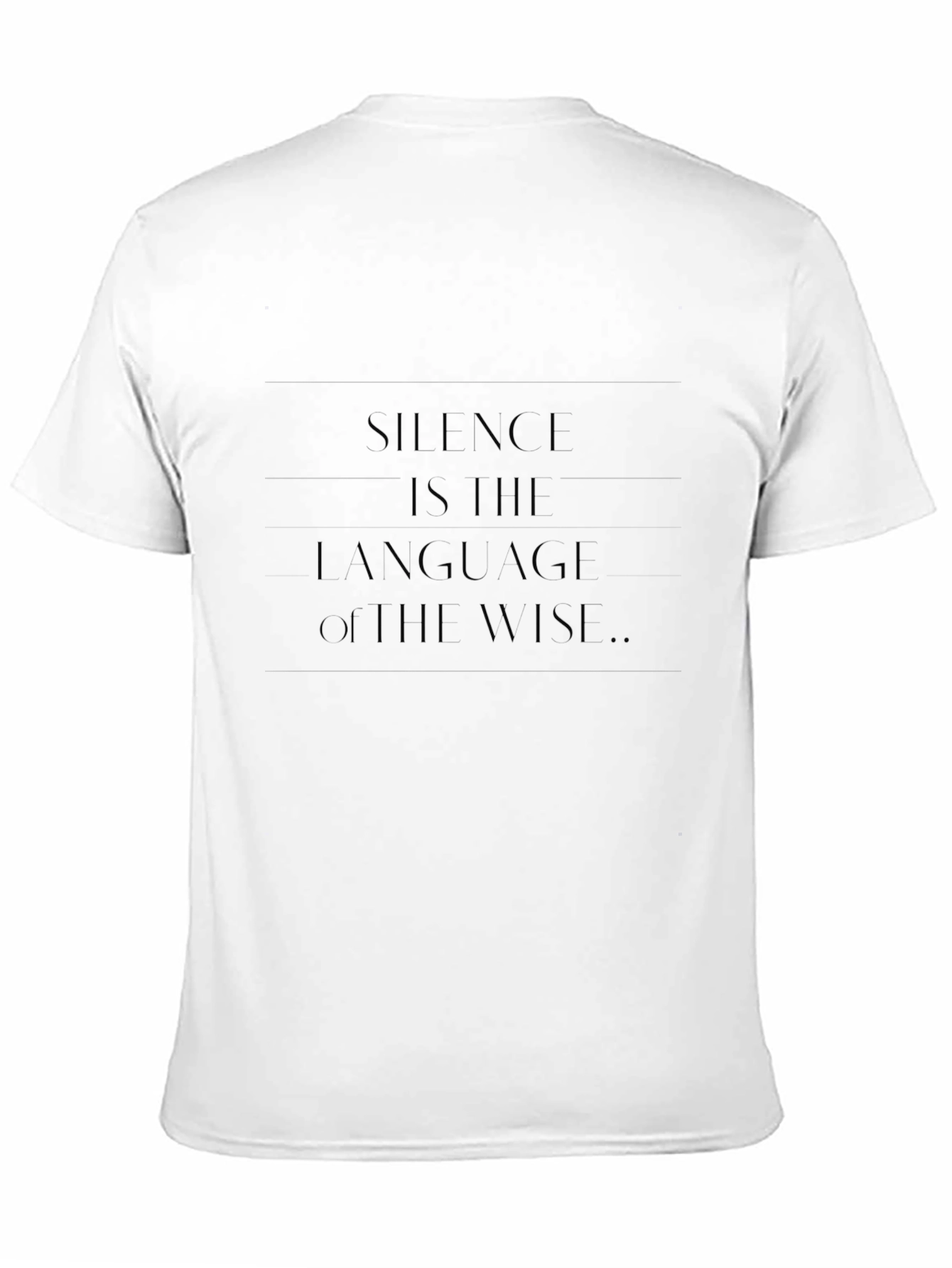 Silence Is The Language T-Shirt