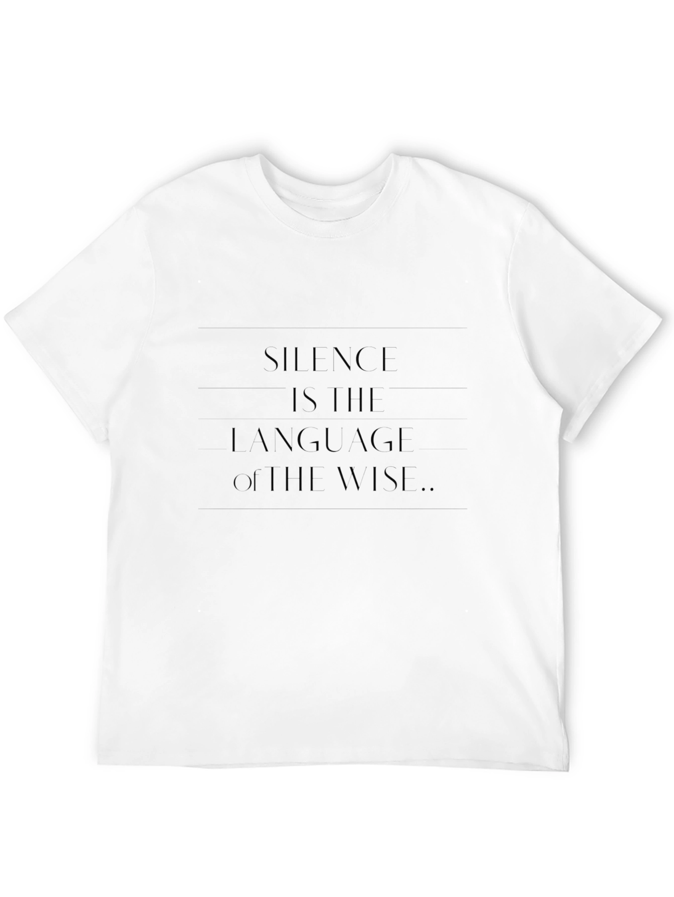 Silence Is The Language T-Shirt