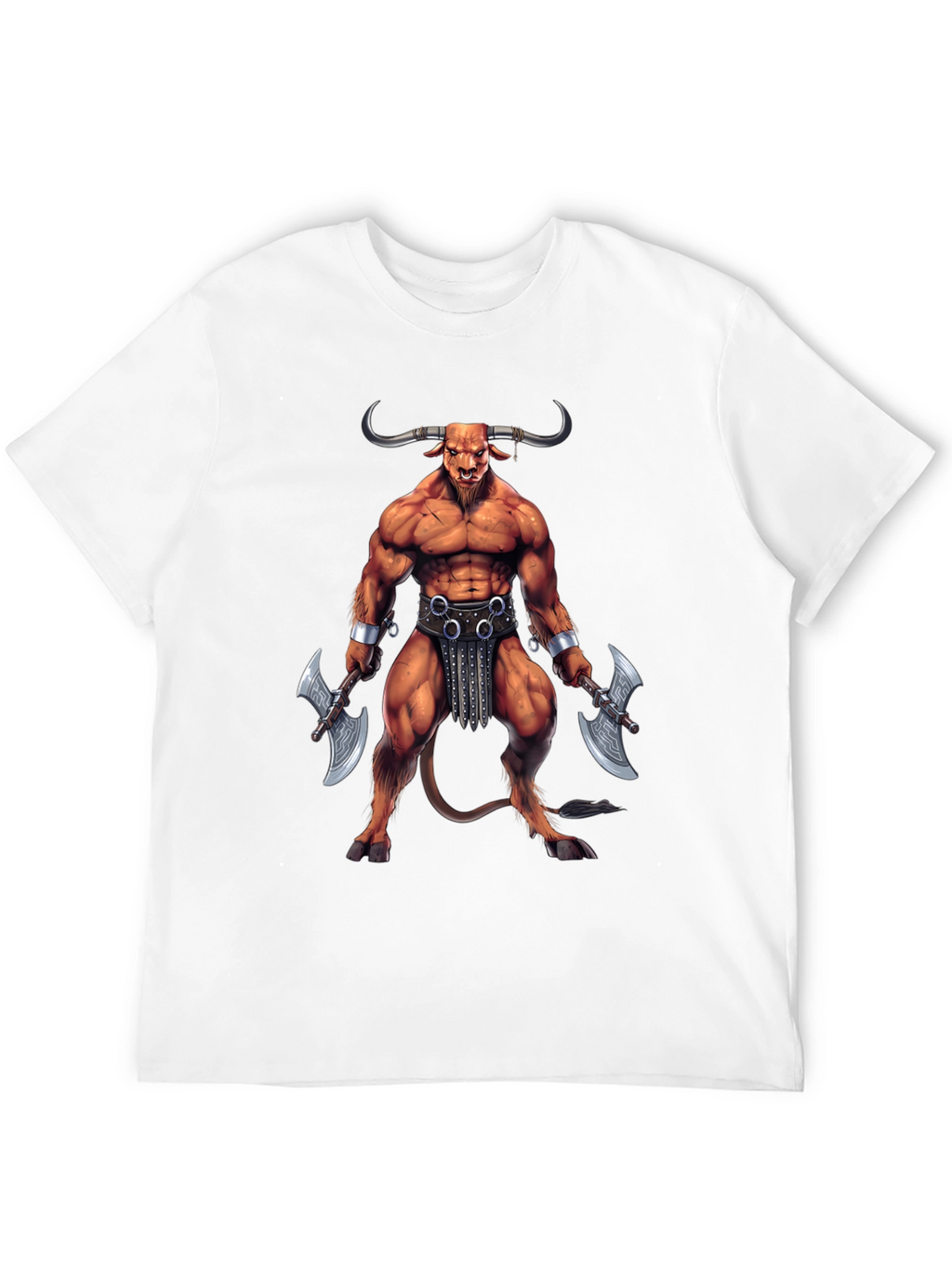 Minotaur Graphic Tee - Fantasy Myth T-Shirt